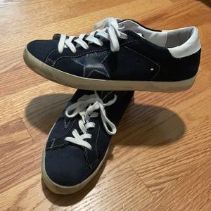 Navy Blue Suede Golden Goose Superstar size 40